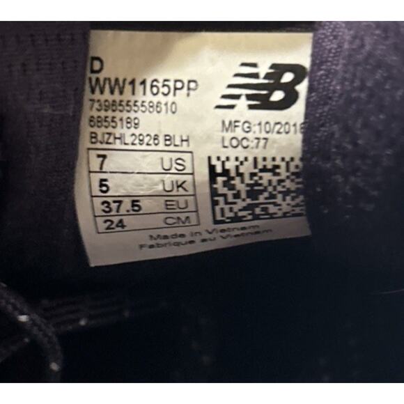 New Balance Running Shoes Women’s Size 7 Purple Fresh Foam Comfort Cushioned - Picture 6 of 7